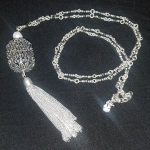 Lucky Brand Rope Necklace with Tassel